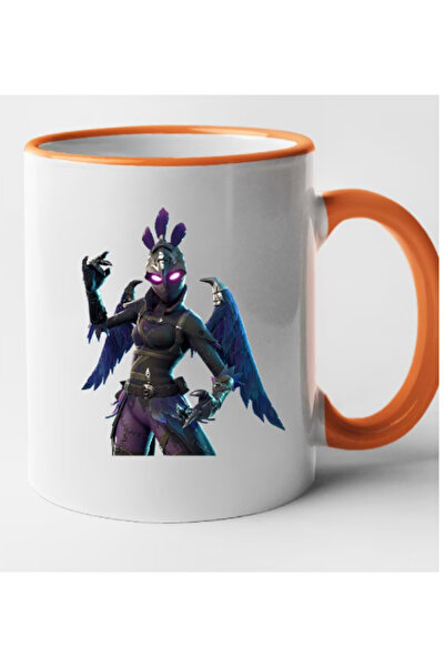 OEM Cană personalizată cu mâner portocaliu Fortnite - Ravage, INOVATIX®. 330ml