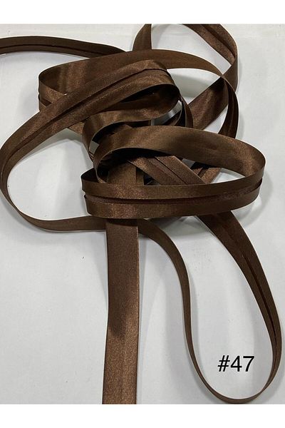 karantuhafiye Satin Bias 2 cm / Satin Bias Bias / 25 Meters