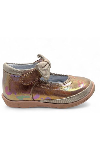 Perlina Leather Orthopedic Sole Baby Girl First Step Shoes
