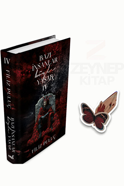 İndigo Kitap Bazı İnsanlar Böyle Yaşar 4(CİLTLİ)(Özel Tasarım Kelebek Ayraç H...