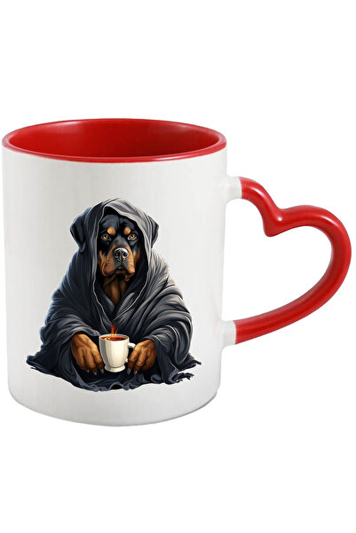 StoryGift Romania Cana Cu Un Caine Rottweiler Care Are Un Capod Gri | Tine O ...