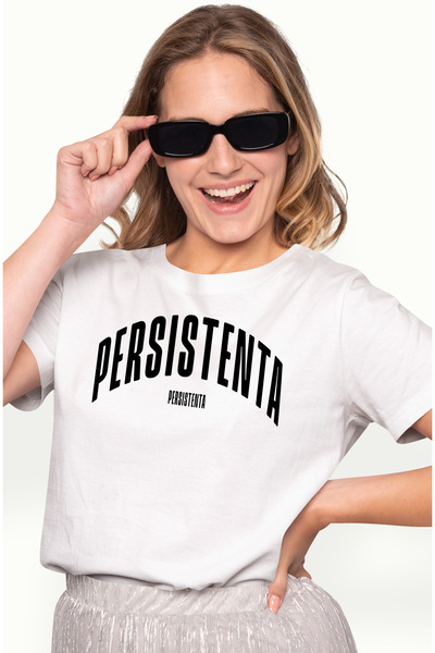 StoryGift Romania Tricou Femei Cuvantul Persistenta, Motivational, Self Help,...