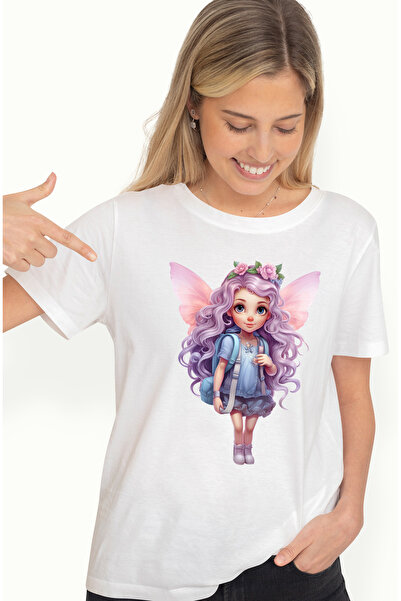 StoryGift Romania Tricou Femei Cu O Fetita Cu Aripi De Zana Care Se Indreapta...