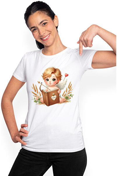 StoryGift Romania Tricou Femei Cu Un Bebelus Care Tine O Carte Deschisa, Ilus...