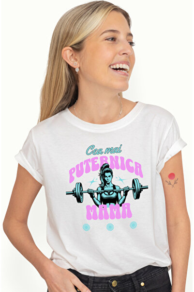 StoryGift Romania Tricou Femei Cea Mai Buna Bunana, Femeie Puternica Familie ...