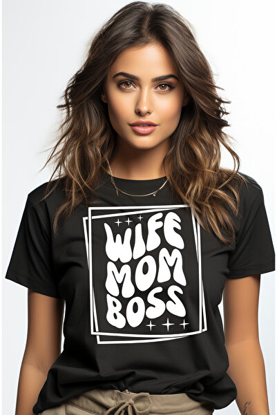 StoryGift Romania Tricou Femei Pentru Sotiile Care Sunt Si Mame Si Sefe In Ac...