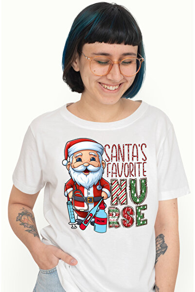 StoryGift Romania Tricou Femei Cu Mos Craciun Care Are Instrumente Medicale C...