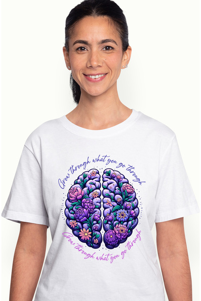 StoryGift Romania Tricou Femei Cu Mesajul "grow Through What You Go Through",...