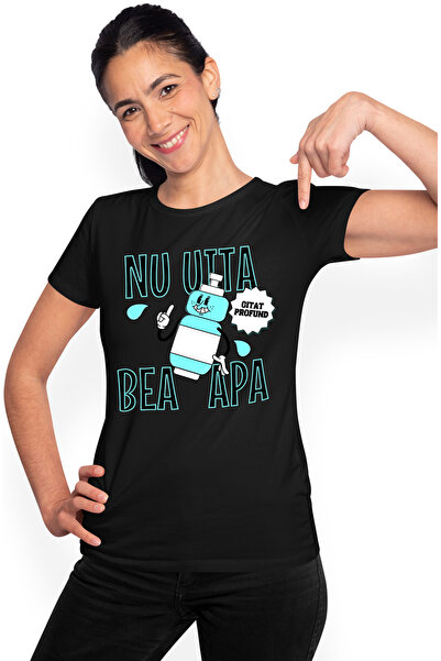 StoryGift Romania Women's T-Shirt Don't Forget to Drink Water Hydration, Deep...