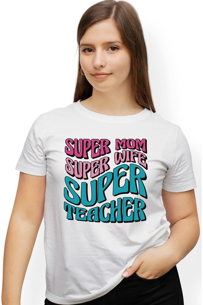 StoryGift Romania Tricou Femei Personalizata Mama, Invatatoare, Sotie, Super ...