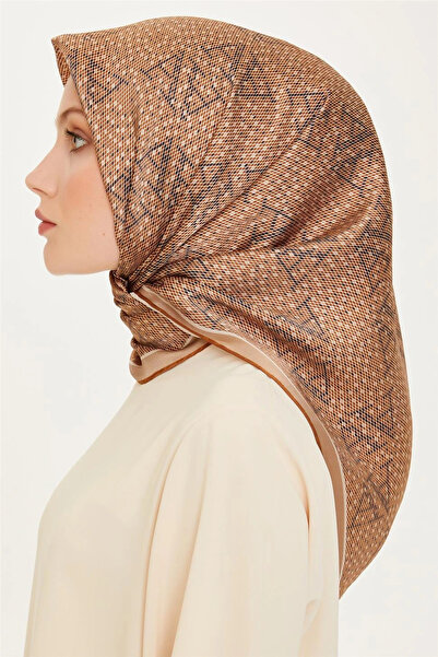 Armine Dj Pure Silk Scarf 9228D (S) (Sura) 90 X 90 Gold - 50