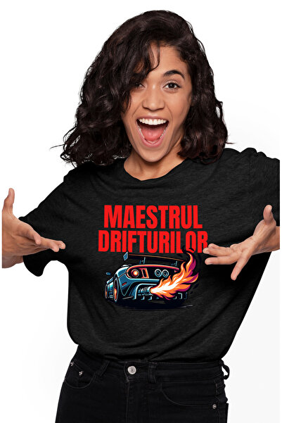 StoryGift Romania Tricou Femei Maestrul Drifturilor Masina Tunata De Curse Il...