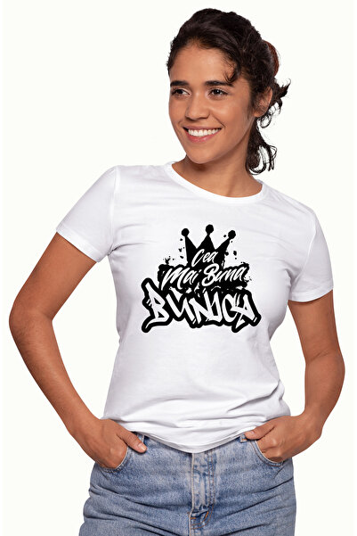 StoryGift Romania Tricou Femei Pentru Cea Mai Buna Bunica, Apreciere, Cadou, ...