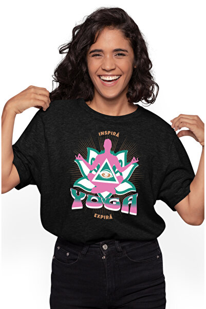 StoryGift Romania Tricou Femei Sillueta Umana Pozitie Yoga Iubitorii De Sport...