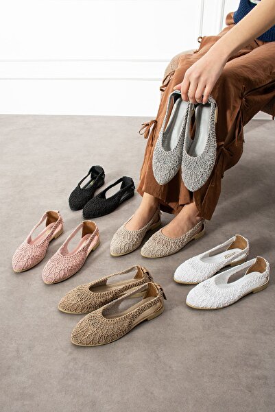 redtan Kadın Örme Babet Ayakkabı | Kadın Ayakkabı | Günlük Ayakkabı | Anne Ayakkabı