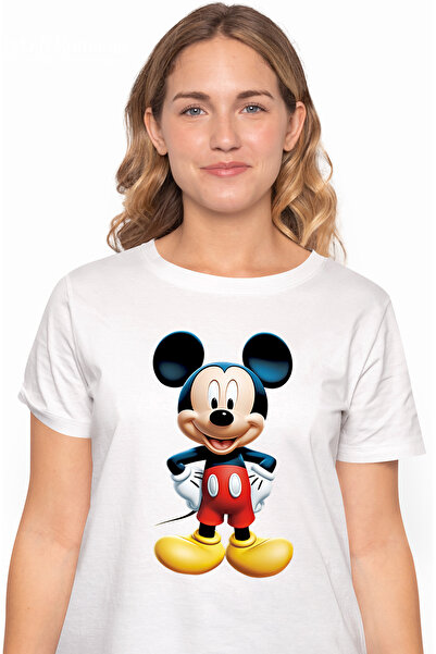 StoryGift Romania Tricou Femei Cu Mickey Mouse, Desene Animate, Fictiune, Soricel, Animale, Disney Wht_l