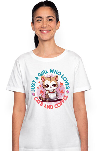 StoryGift Romania Tricou Femei Cu Pisicuta Dragalasa Cu Mesajul "just A Girl ...