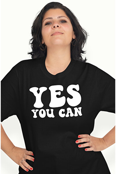 StoryGift Romania Tricou Femei Cu Mesaj Incurajator In Engleza "yes, You Can"...