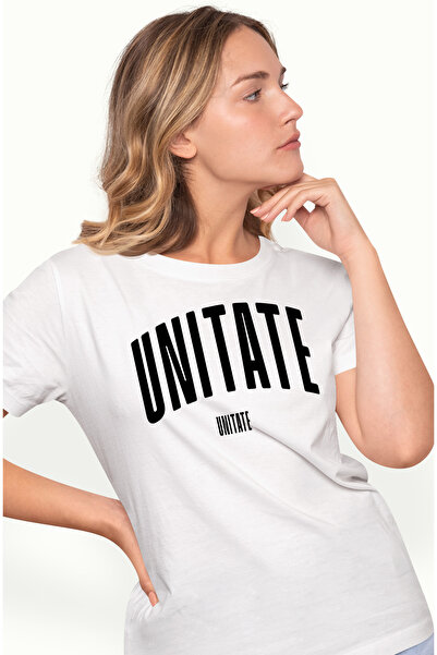 StoryGift Romania Tricou Femei Cuvantul Unitate, Motivational, Self Help, Int...