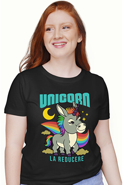 StoryGift Romania Tricou Femei Unicorn La Reducere Haios Magar Animal Desene ...