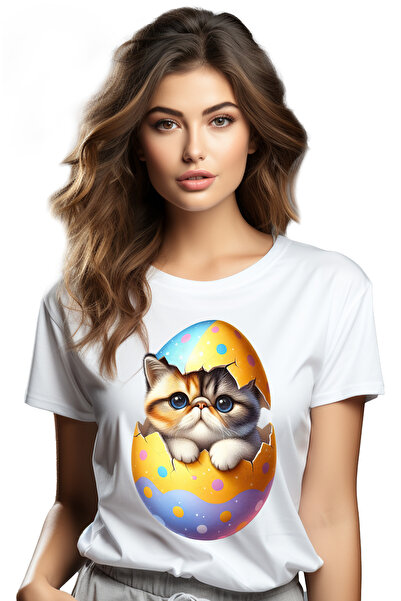 StoryGift Romania Tricou Femei Cu O Pisicuta Grasuta, Ilustratie, Iese Dintr-...