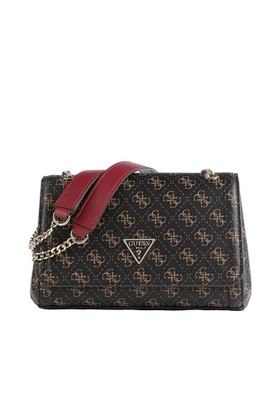 Guess Noelle Convertible X dámská hnědá crossbody kabelka Hwql7879210-bro