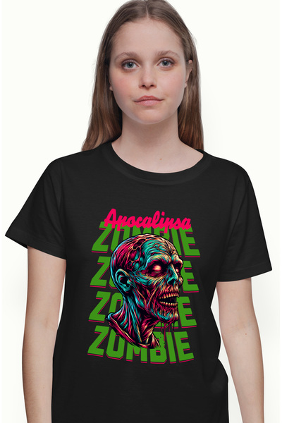 StoryGift Romania Tricou Femei Apocalipsa Zombie H4allowen Horror Scarry Cu I...