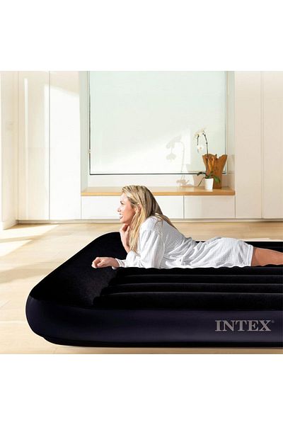 Intex مرتبة هوائية دورا بيم كلاسيك مزودة بمضخة كهربائية مدمجة - 99×19×25 سم