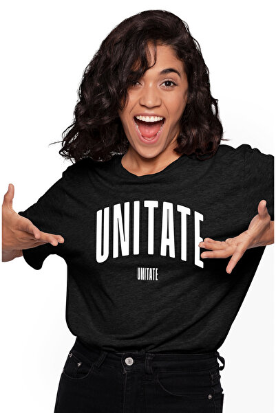 StoryGift Romania Tricou Femei Cuvantul Unitate, Motivational, Self Help, Int...