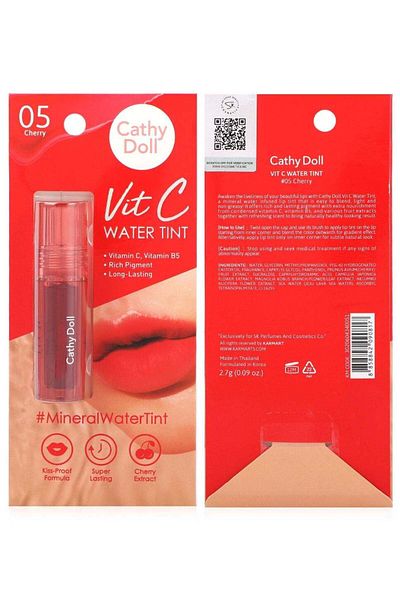 Cathy Doll Vit c Water Tint 05 Cherry