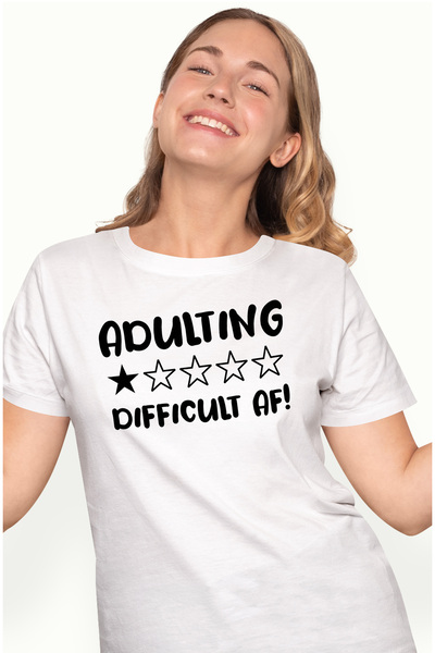 StoryGift Romania Tricou Femei Pentru Cei Care Considera Ca E Prea Dificil Sa...