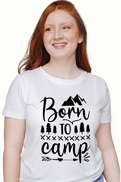 StoryGift Romania Tricou Femei Cu Munti Si Brazi Cu Mesajul In Engleza "born ...