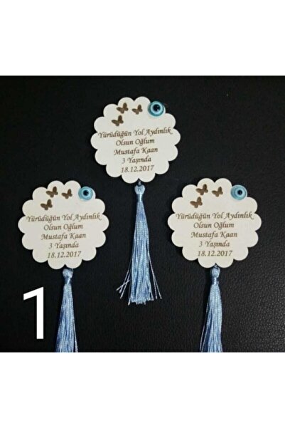 Genel Markalar Ahşap Bebek Magneti Doğum Günü Hediyeliği 20 Adet