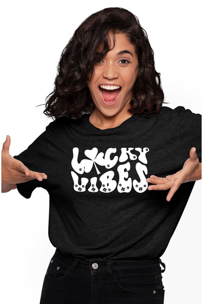 StoryGift Romania Tricou Femei Cu Trifoi Cu Patru Foi Si Textul In Engleza "l...