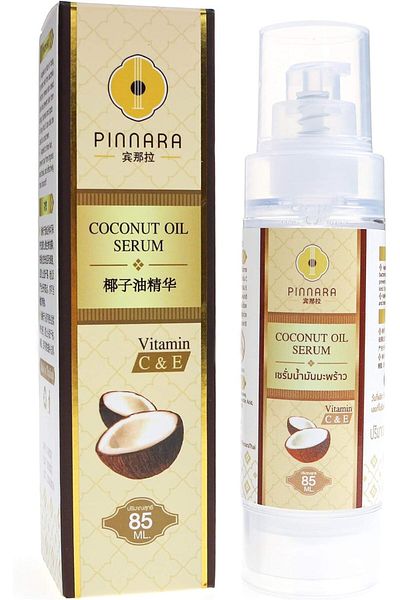 pınara VigorWell PINNARA Coconut Oil Serum Vitamin C & E for Face, Hands, Body and Hair 85ml