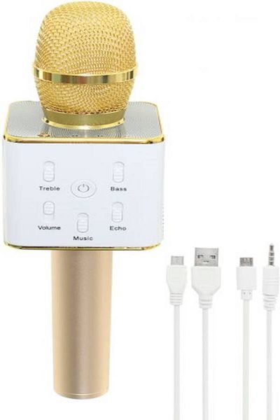 Generic Water-Resistant Portable Bluetooth Speaker With Microphone gold