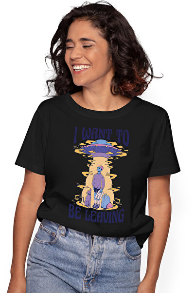 StoryGift Romania Tricou Femei Cu Om Luat De Nava Spatiala De Extraterstri, M...