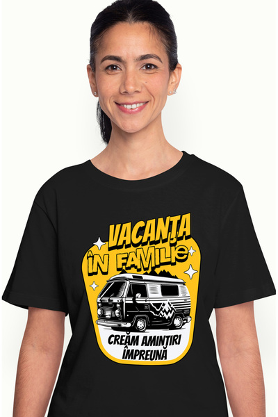 StoryGift Romania Tricou Femei Vacanta În Familie Cream Amintiri Impreuna Cu ...