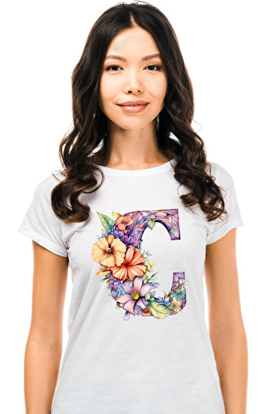 StoryGift Romania Tricou Femei Cu Litera "c", Ilustratie, Pentru Copii, Scoal...