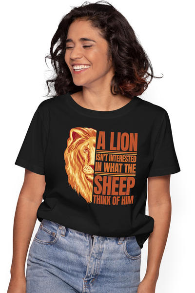 StoryGift Romania Tricou Femei Personalizata Leu, Putere Cu Mesajul Motivatio...