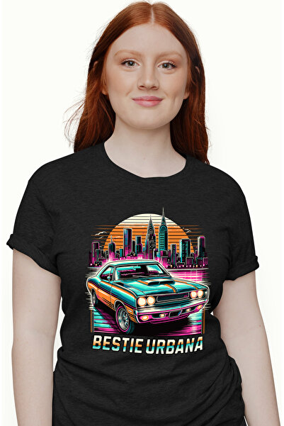 StoryGift Romania Tricou Femei Bestie Urbana Masina Clasica De Curse Iubitori...