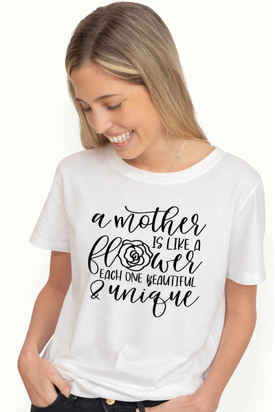 StoryGift Romania Tricou Femei Cu Mesaj Din Care Reiese Ca O Mama Este Frumoa...