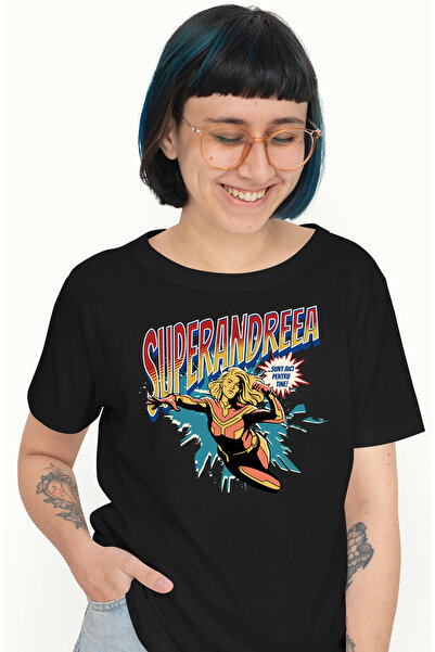 StoryGift Romania Tricou Femei Super Andreea, Supererou Sunt Aici Pentru Tine...