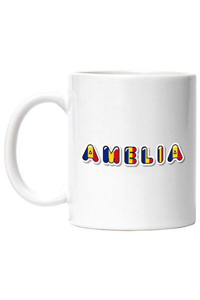 StoryGift Romania Cana Cu Numele Amelia, Romania, Suporter, Steagul Romaniei,...