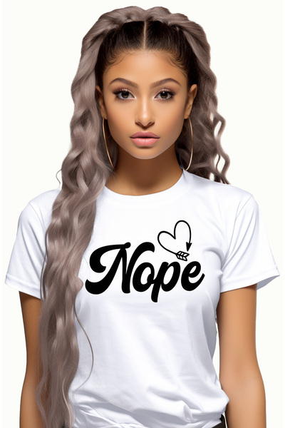 StoryGift Romania Tricou Femei Pentru Cei Care Ii Spun "nu" Iubirii Cu Imprim...
