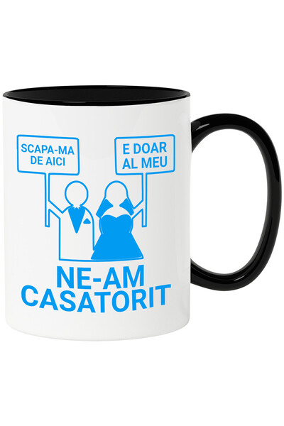 StoryGift Romania Cana Cu Design Haios Ziua Nuntii Cuplu Mire Si Mireasca Pan...