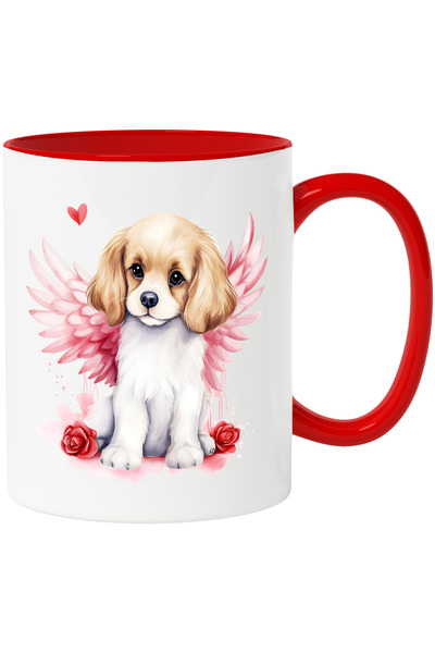 StoryGift Romania Cana Cu Un Catel Cuminte | Ilustratie | Aripi | Inima | Tra...