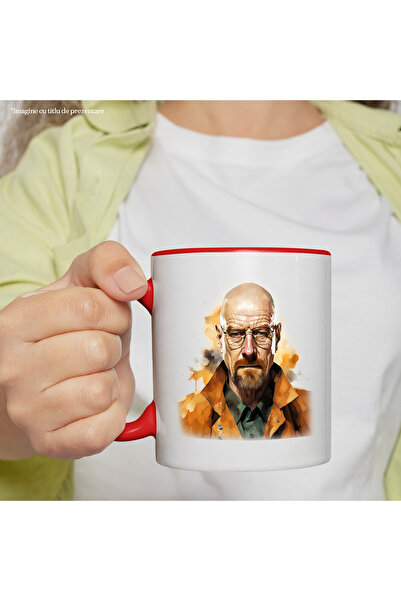 StoryGift Romania Mug With Walter White, Breaking Bad, Glasses, Character, Multicolor 330 ml, Ceram, With ,STG.