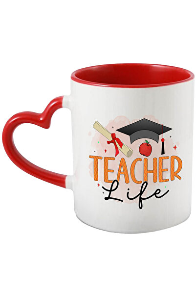 StoryGift Romania Cana Cu Mesajul "teacher Life", Ilustratie, Scoala, Elevi, ...