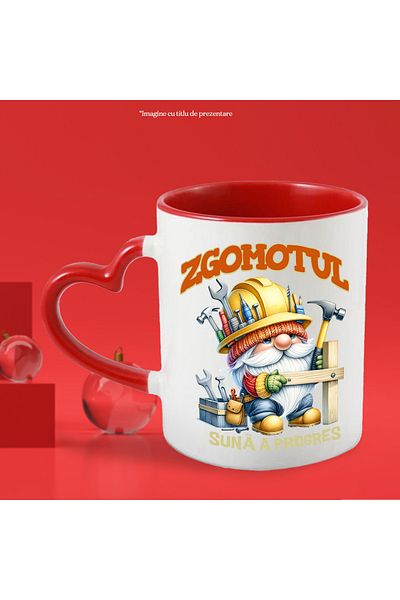 StoryGift Romania Mug Man Craftsman Worker the noise sounds of progress, 330ml, Ceramic with Handle in, With, STG